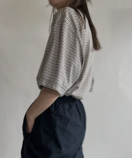 【USED】 Short Sleeved Multi Striped T-shirt / 220618-019