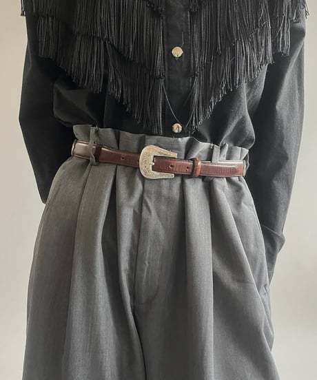 【USED】 Cut Off Short Slacks Pants  /250301-009