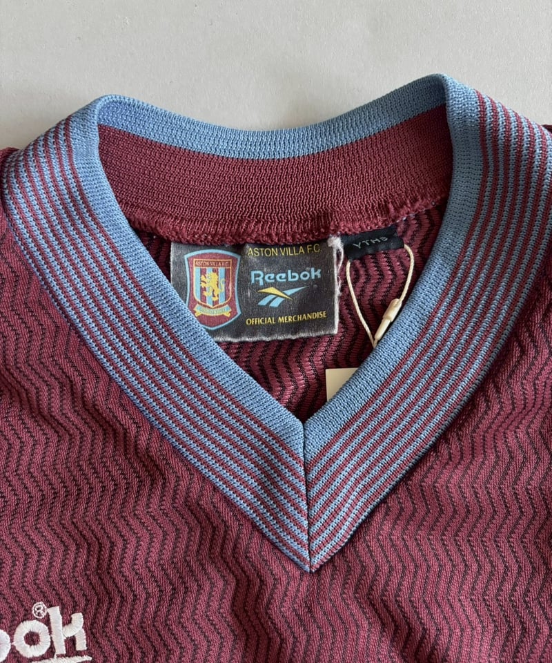 USED】 97~98's Reebok Aston Villa Soccer Shirt