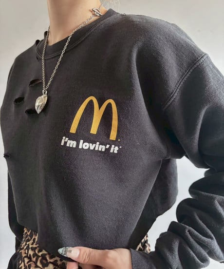 【USED】 Hanes Mc Donald's Cut off Sweat   /251012-028