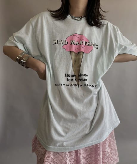 【USED】 MAD MARTHA'S ICE CREAM T-shirt / 230520-009