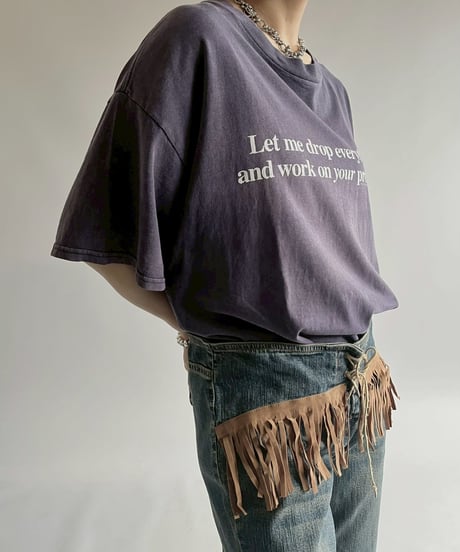【USED】  DELTA Message T-Shirt/250510-019
