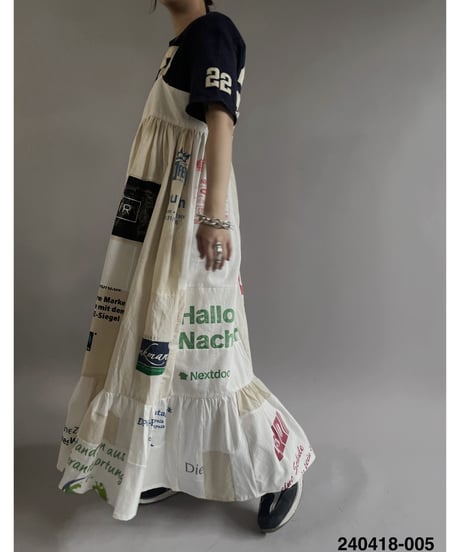 【RE;CIRCLE】RE Eco-Friendly Bag Camisole Long One-piece / 240418
