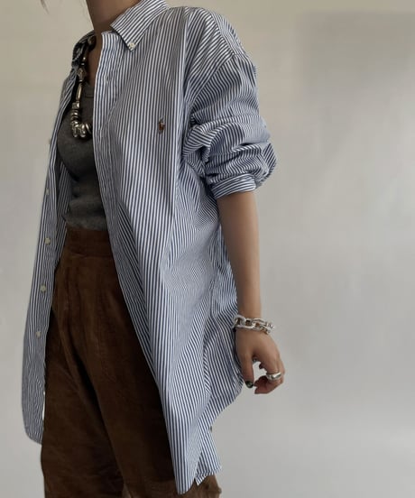 【USED】 Polo Ralph Lauren Striped Shirt / 220820-002
