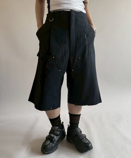 【RE;CIRCLE】 Re Suit Double Knee Shorts / 250612-005