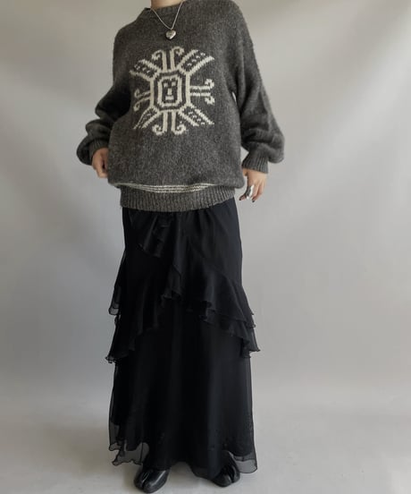 【USED】L/S Nordic Knit Top / 231112-007
