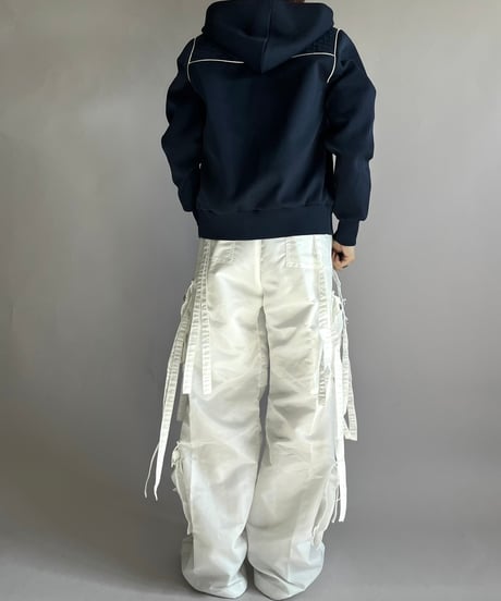 【USED】 Zip Up Hoodie Jersey Top /241207-037