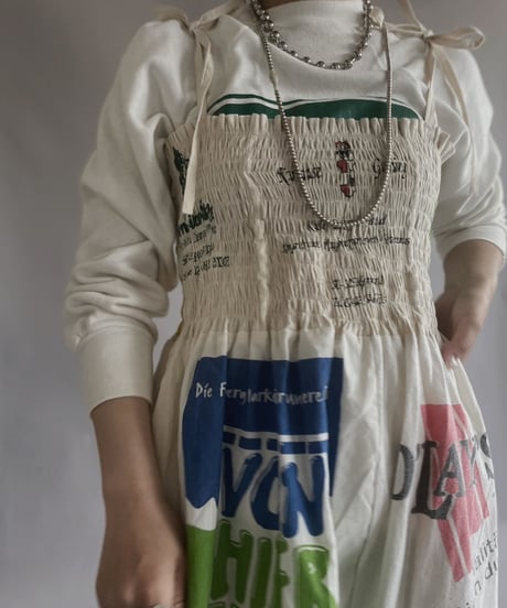 【RE;CIRCLE】RE Eco-Friendly Bag Shirring One-piece / 230427-009