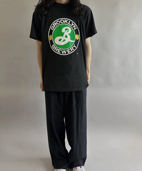 【USED 】Made in USA 90's Fruit of the Loom BROOKLIN BREWERY T-Shirt/240429-122