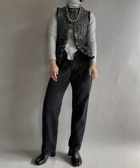 【USED】  Wool Knit Vest / 221029-011