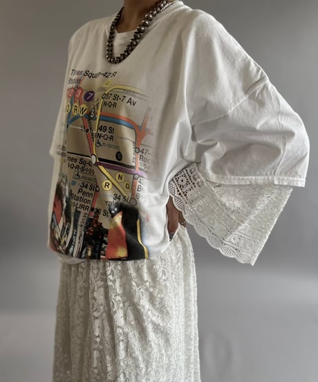 【USED】New York Map T-Shirt /240824-069