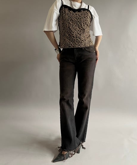【USED】Leopard Patterned Camisole Top /240907-021