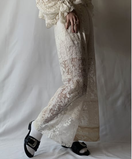 【RE;CIRCLE】 RE Lace Pants④/ 210801-067