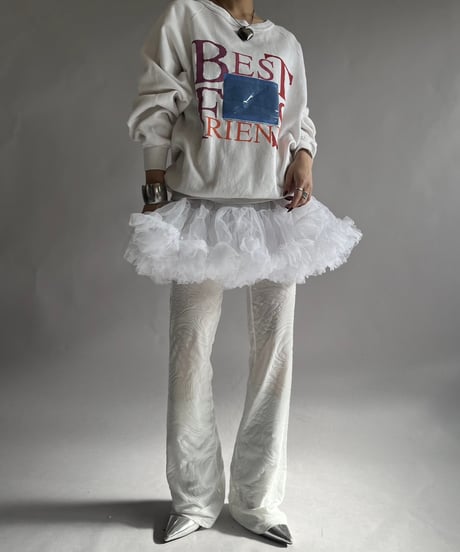 【USED】 Made in USA 90's Best Friends Sweat Top/241207-009