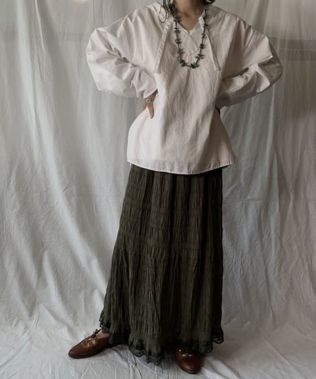 【RE;CIRCLE】RE Embroidery Ethnic Mexican Parker ④/210617-022