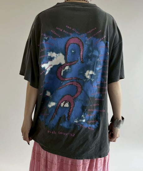 【USED】 Made in USA BROKUN 90's THE CURE Tour T-Shirt /250621-021