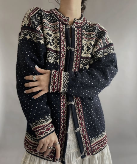 【USED】 Tyrolean Knit Cardigan / 230121-025