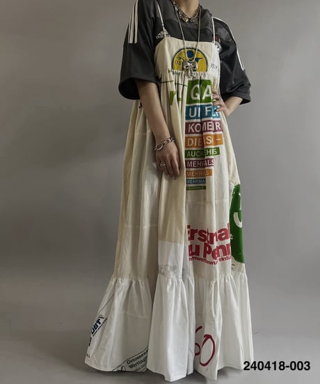 【RE;CIRCLE】RE Eco-Friendly Bag Camisole Long One-piece / 240418