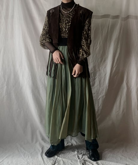 【USED】See-through Long Skirt/210217-046