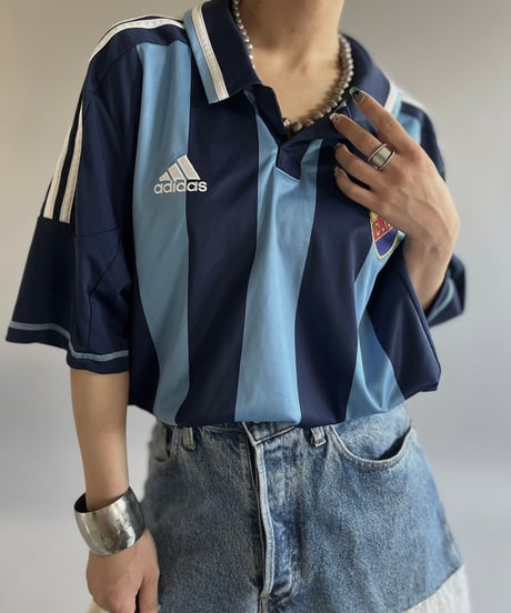【USED】D.I.F. adidas Soccer Shirt /240801-001