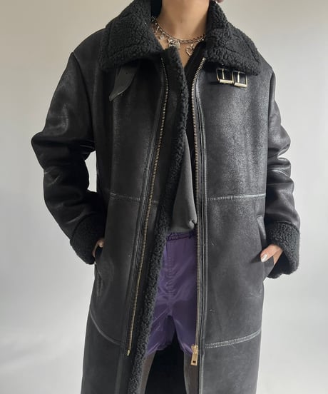 【USED】 ZEN Fake Leather Coat/250125-008