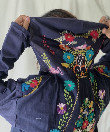 【RE;CIRCLE】RE Embroidery Ethnic Mexican Parker ②/210617-020