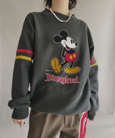 【USED】 Disney Micky Sweat Shirt / 230128-015