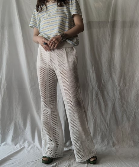 【RE;CIRCLE】 RE Crochet Pants① / 210630-010