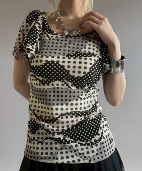【USED】 Sheer Dot Pattern Tops / 2560613-029