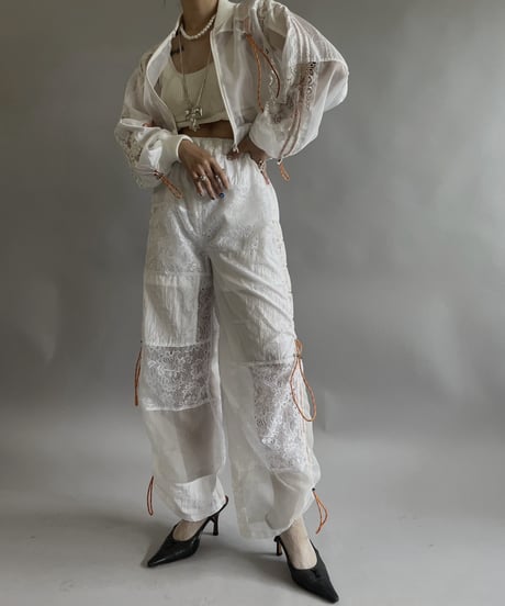 【RE;CIRCLE】 RE White Patch Short Blouson / 240509-006