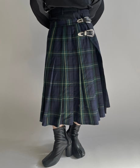 【RE;CIRCLE】 RE Kilt Skirt Long / 250206-006