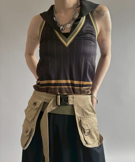 【RE;CIRCLE】  RE Fishing Vest Belt Bag / 260601-008