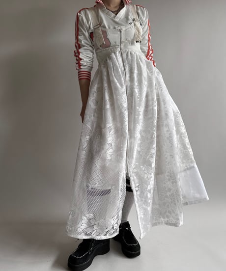 【RE;CIRCLE】 Re Parachute Lace Jump Skirt/ 250320-001
