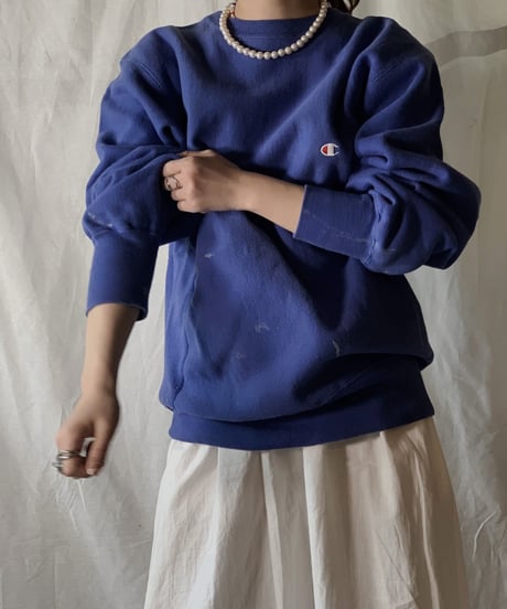 【USED】90's USA Champion Reverse Weave Sweat One Point /210210-020