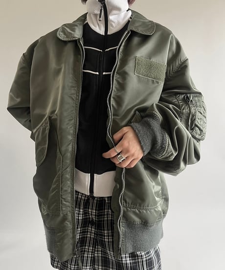 【USED】 Made in USA Military Flight Jacket /250118-002