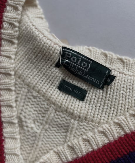 【USED】  Polo By Ralph Lauren Wool Knit / 221105-019