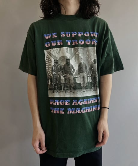 【USED】  Band T-shirt RAGE AGAINST THE MACHINE /230703-014