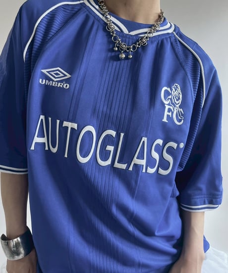 【USED】 99~01's UMBRO CHELSEA Soccer Shirt/ 250607-033