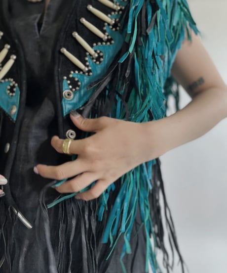 【USED】 Fringe Vest / 220430-025