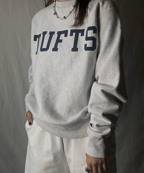 【USED】   Champion Reverse Weave Sweat TUFTS/210516-020