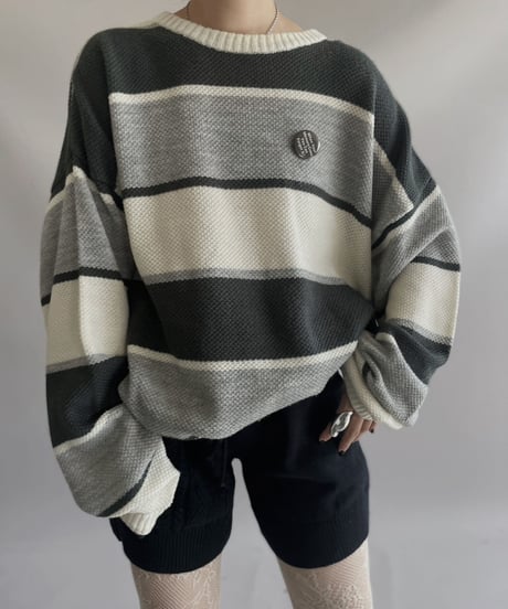 【USED】 Poly Knit Top/ 231026-009