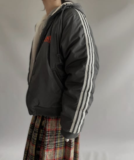 【USED】 adidas Fleece Lining Nylon Jacket  / 231202-010