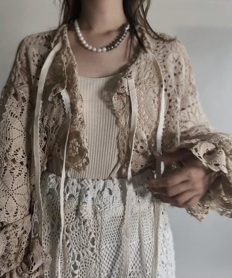 【RE;CIRCLE】 RE Crochet Bolero / 220623-019