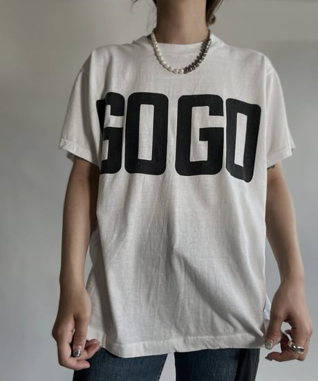 【USED】 Short Sleeved T-shirt "GOGO" / 220625-011