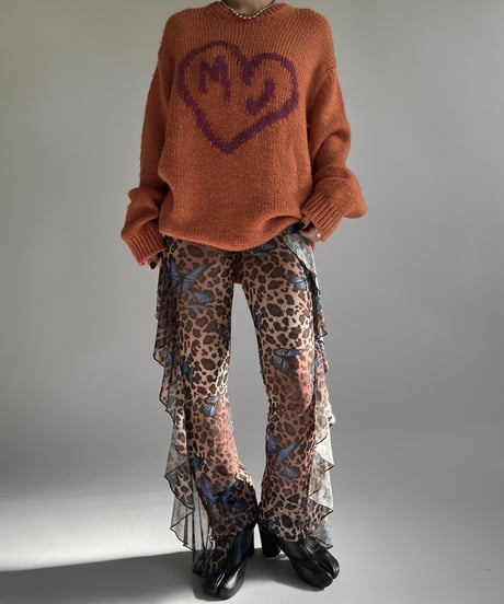 【USED】 HEAVEN Patterned Alpaca Knit Top /250104-026