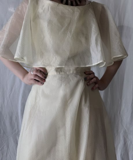 【USED】 Dot Patterned See-through N/S Dress/210714-032