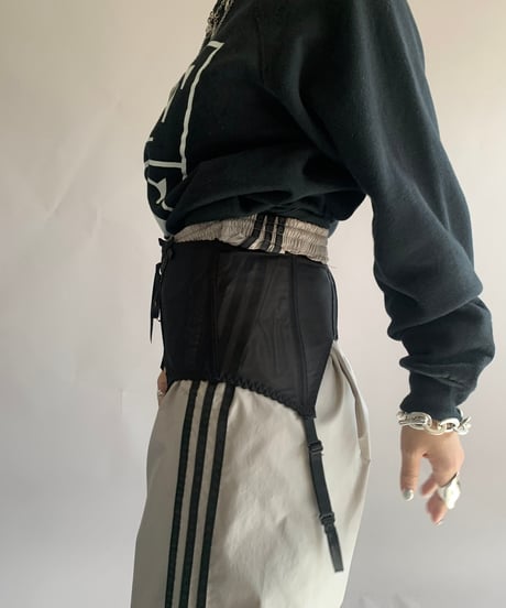 【USED】 Sheer Corset Skirt / 241124-001
