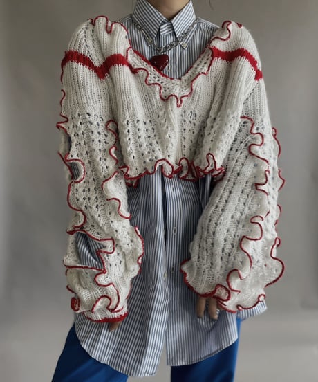 【RE;CIRCLE】 RE Mellow Knit Top / 230216-003
