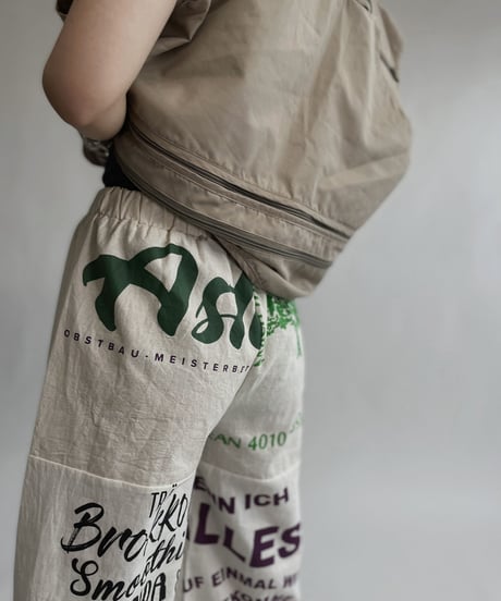 【RE;CIRCLE】 RE Eco-Friendly Bag Pants / 220804-014