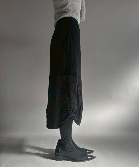 【USED】 Cop.Copine Nylon Cargo Pocket Design Skirt / 260131-021